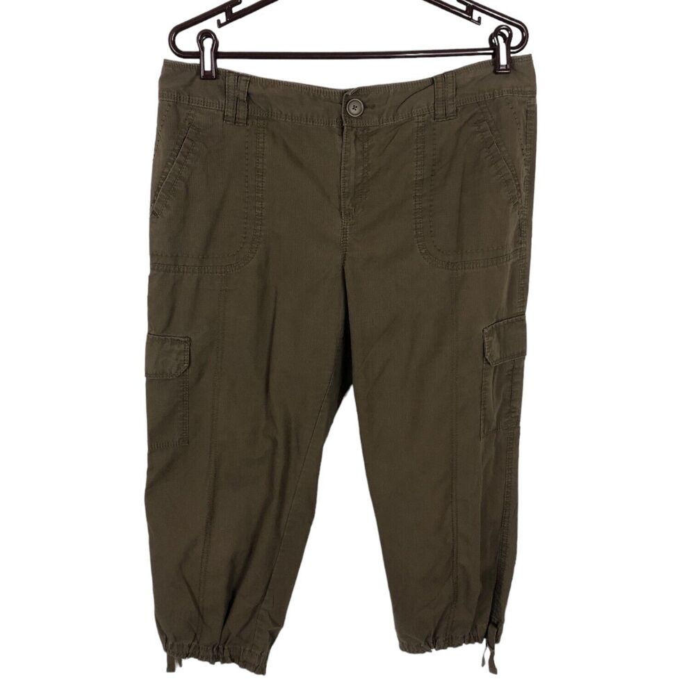 Caslon Green Cargo Pants Women's Size 12